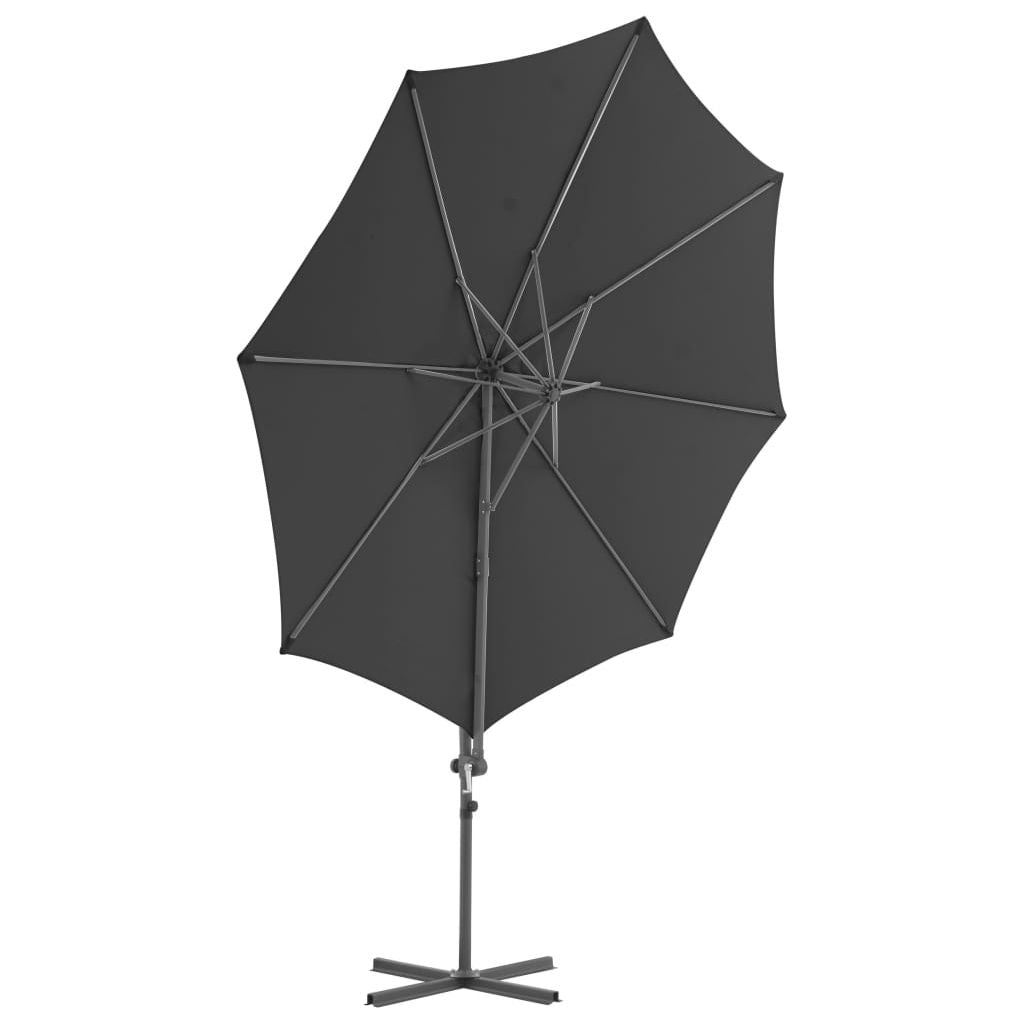 Lauko skėtis su nešiojamu pagrindu, antracito sp.