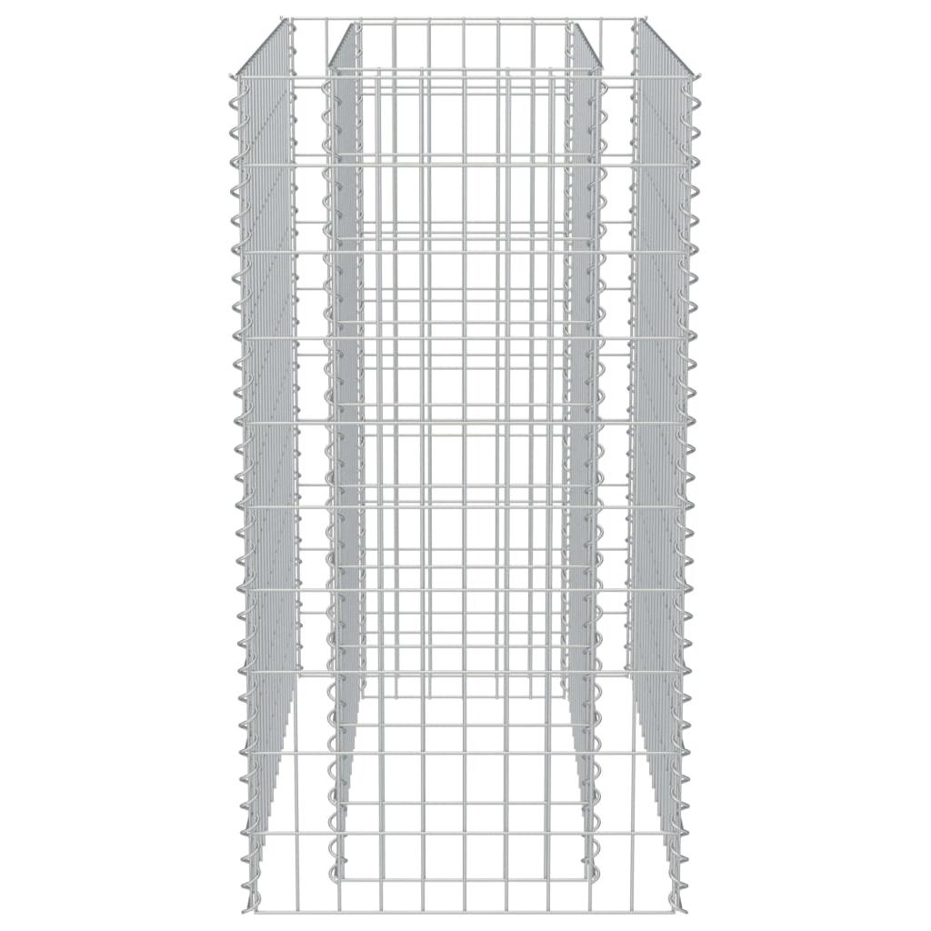 Gabiono vazonas, 90x50x100cm, galvanizuotas plienas