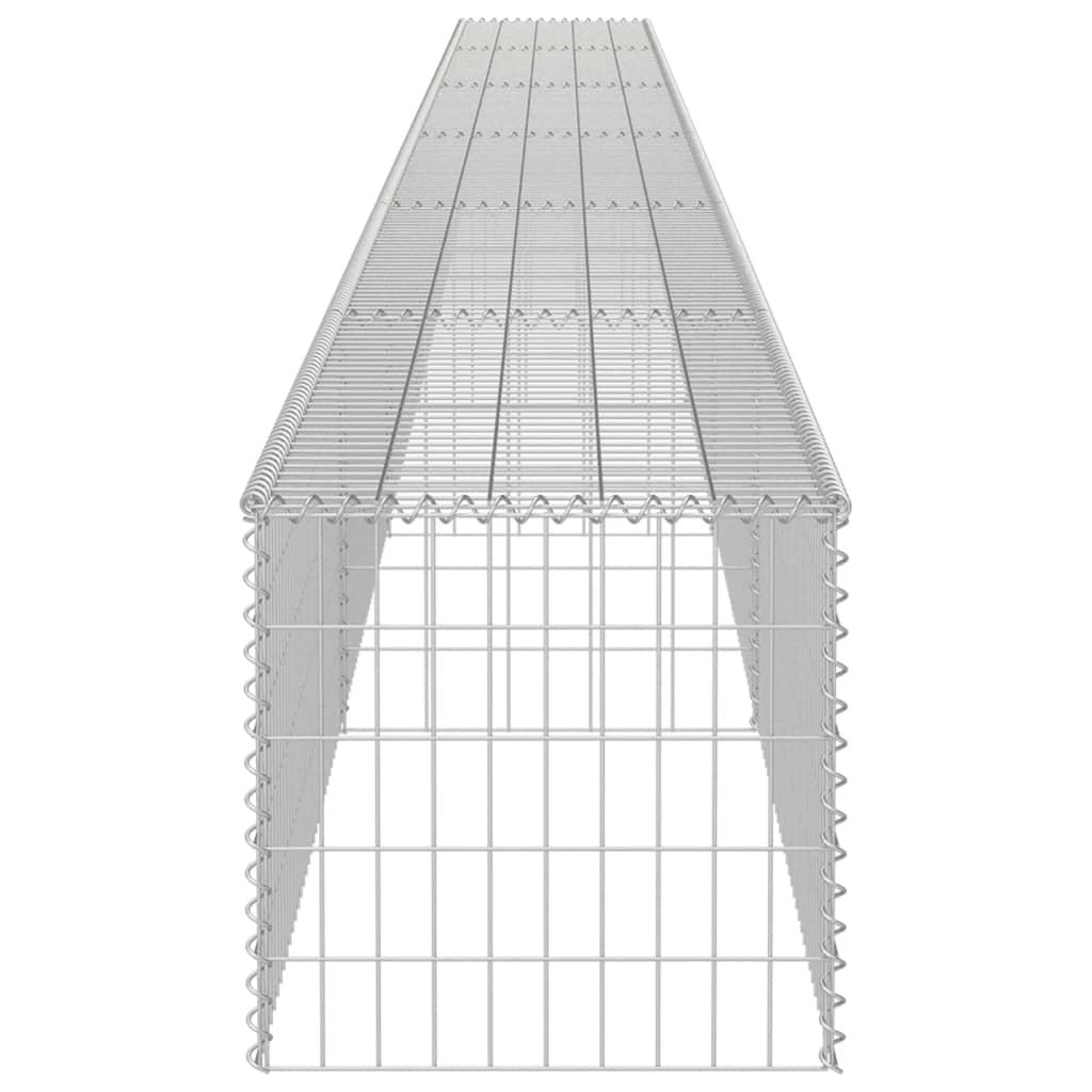 Gabiono siena su dang., galvanizuotas plienas, 900x50x50cm