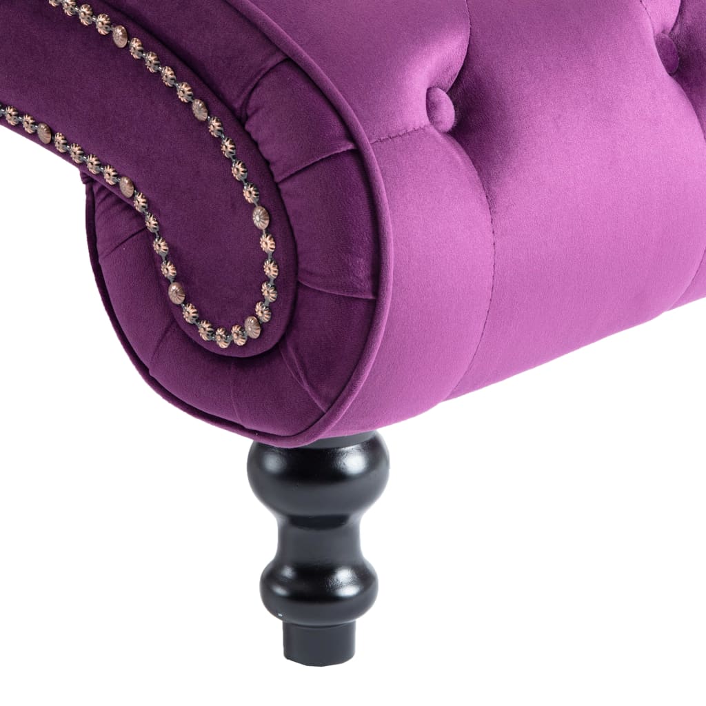 Poilsio gultas, violetinės sp., aksomas