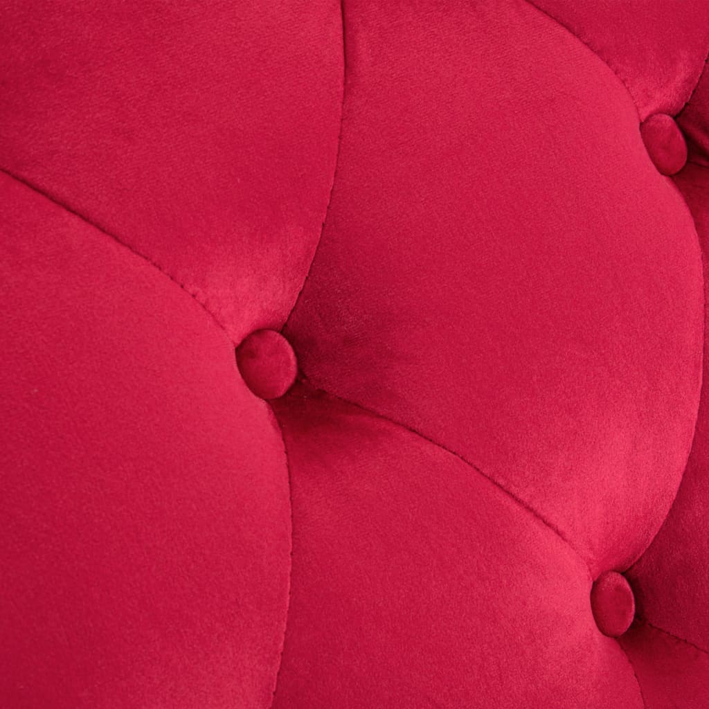 Poilsio gultas, raudonos sp., aksomas