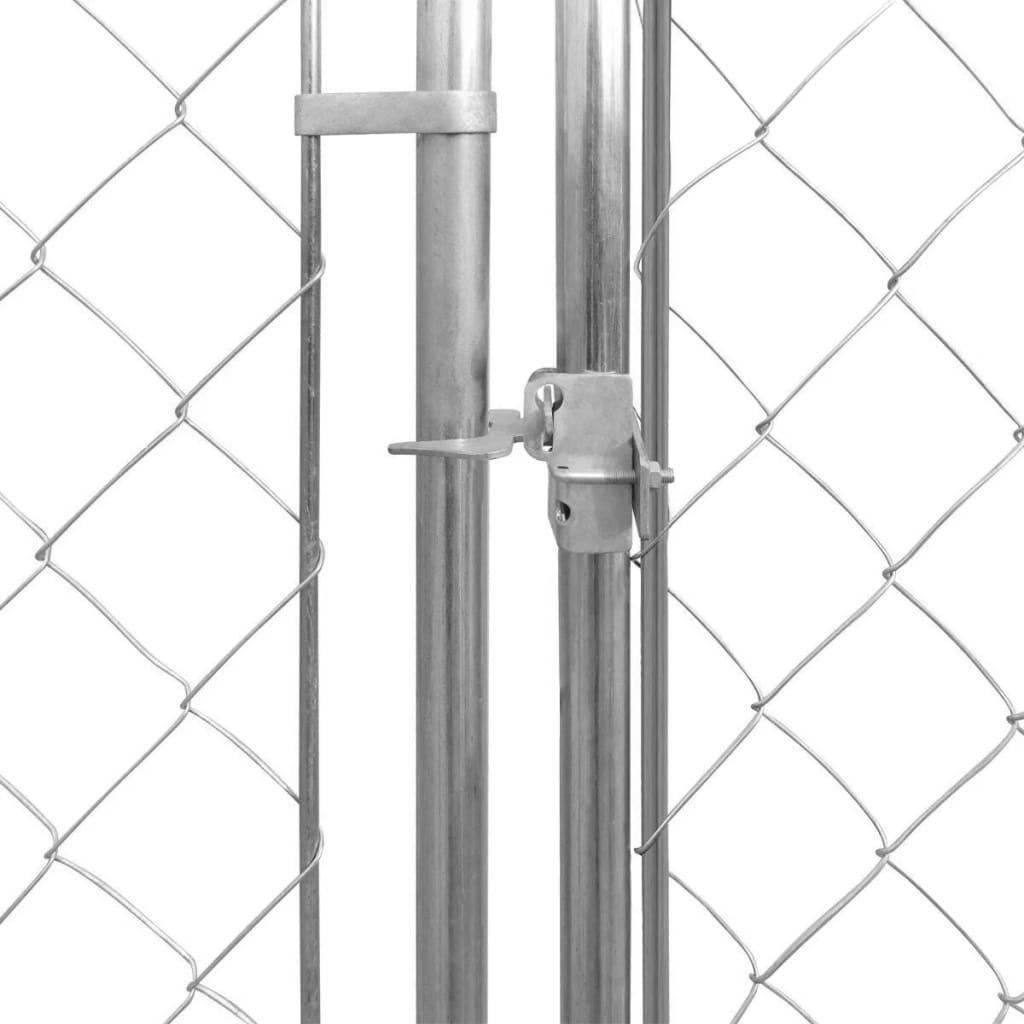 Lauko voljeras šunims, 10x6 m, galvanizuotas plienas
