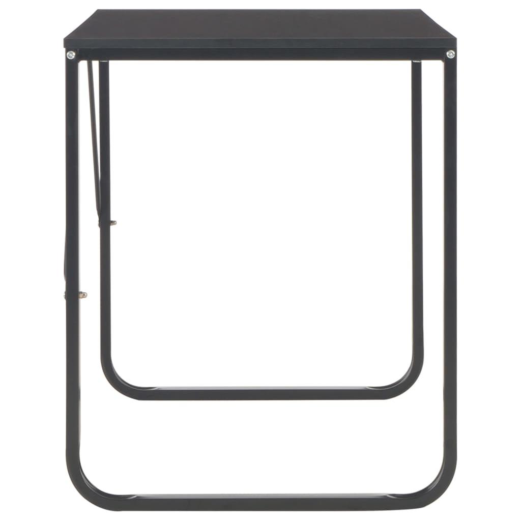 Kompiuterio stalas, juodas, 120x60x73cm