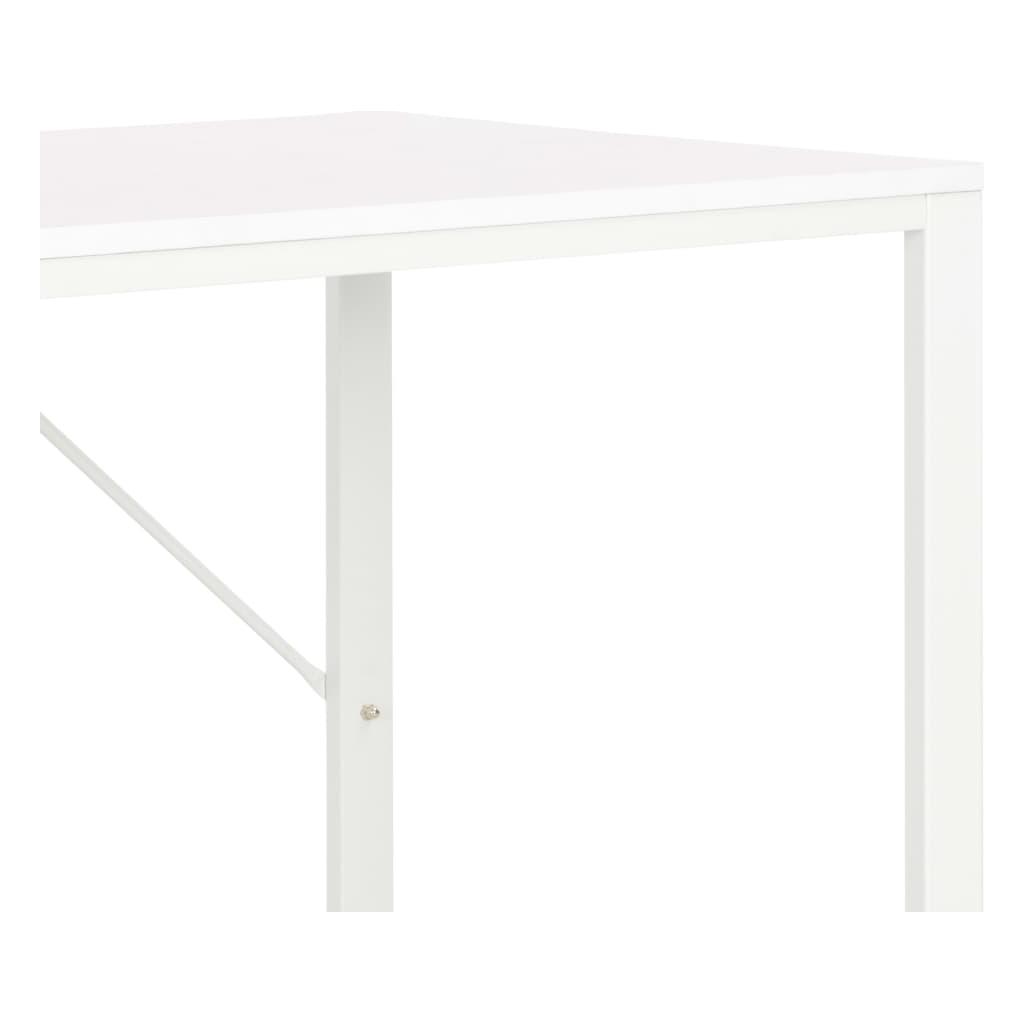 Kompiuterio stalas, baltas, 120x60x73cm