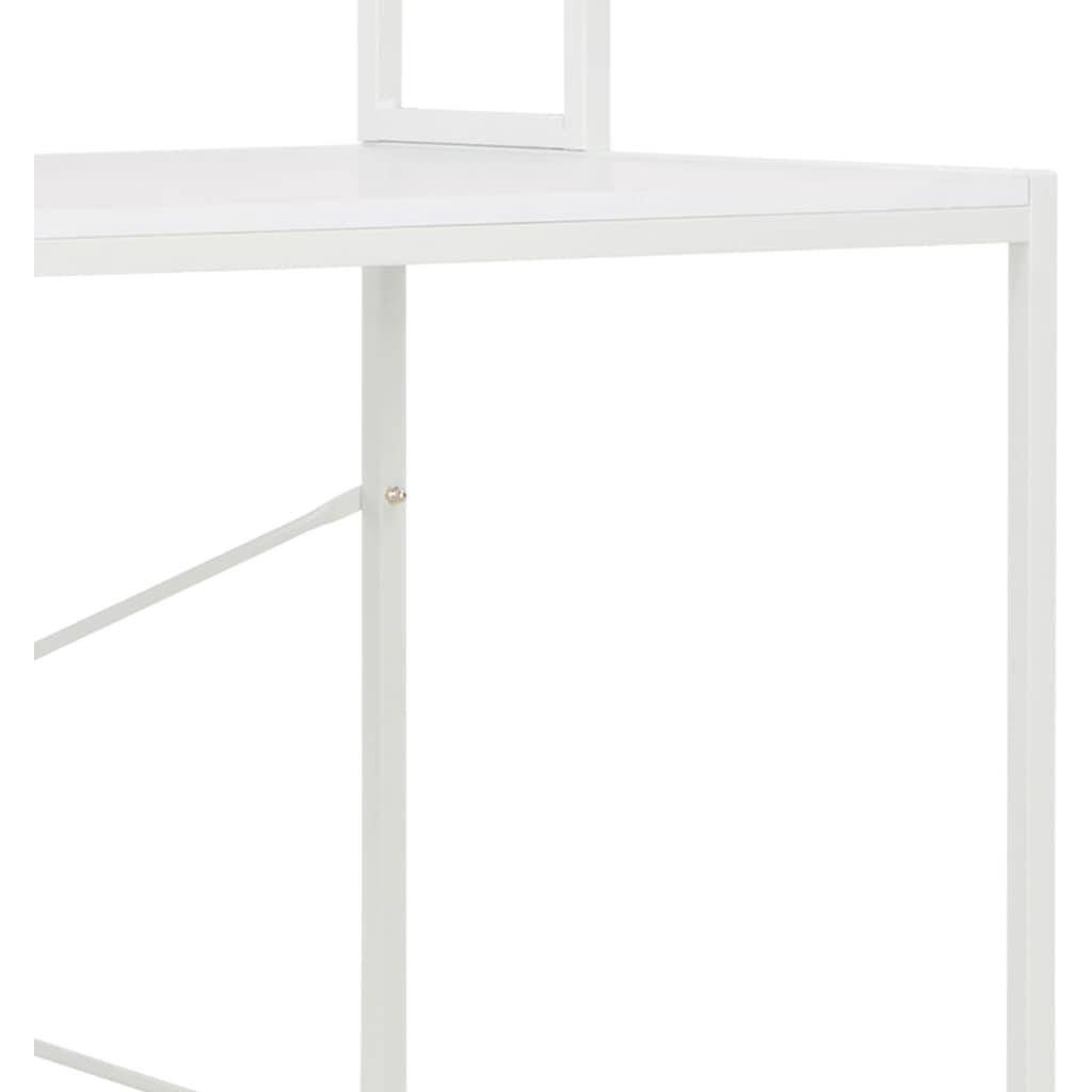 Kompiuterio stalas, baltas, 120x60x138cm