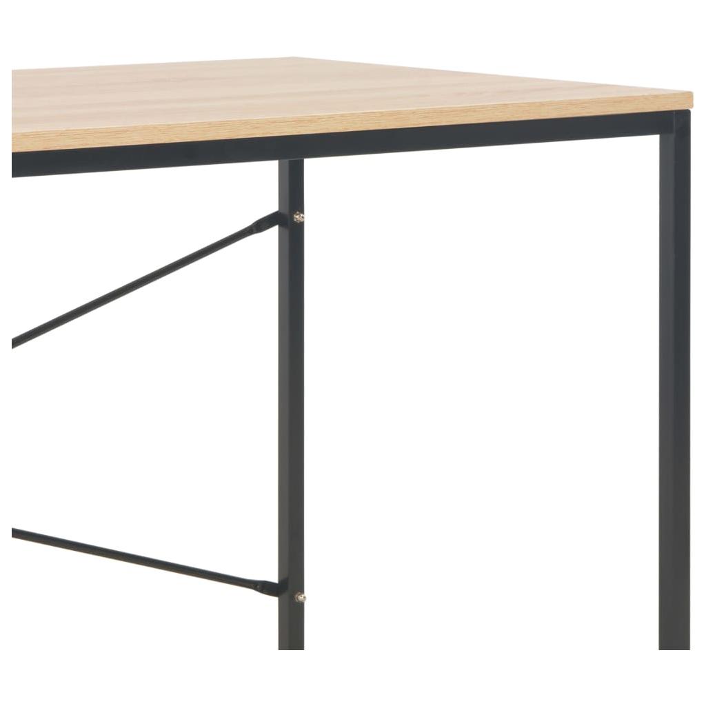 Kompiuterio stalas, juodos ir ąžuolo spalvos, 120x60x70cm