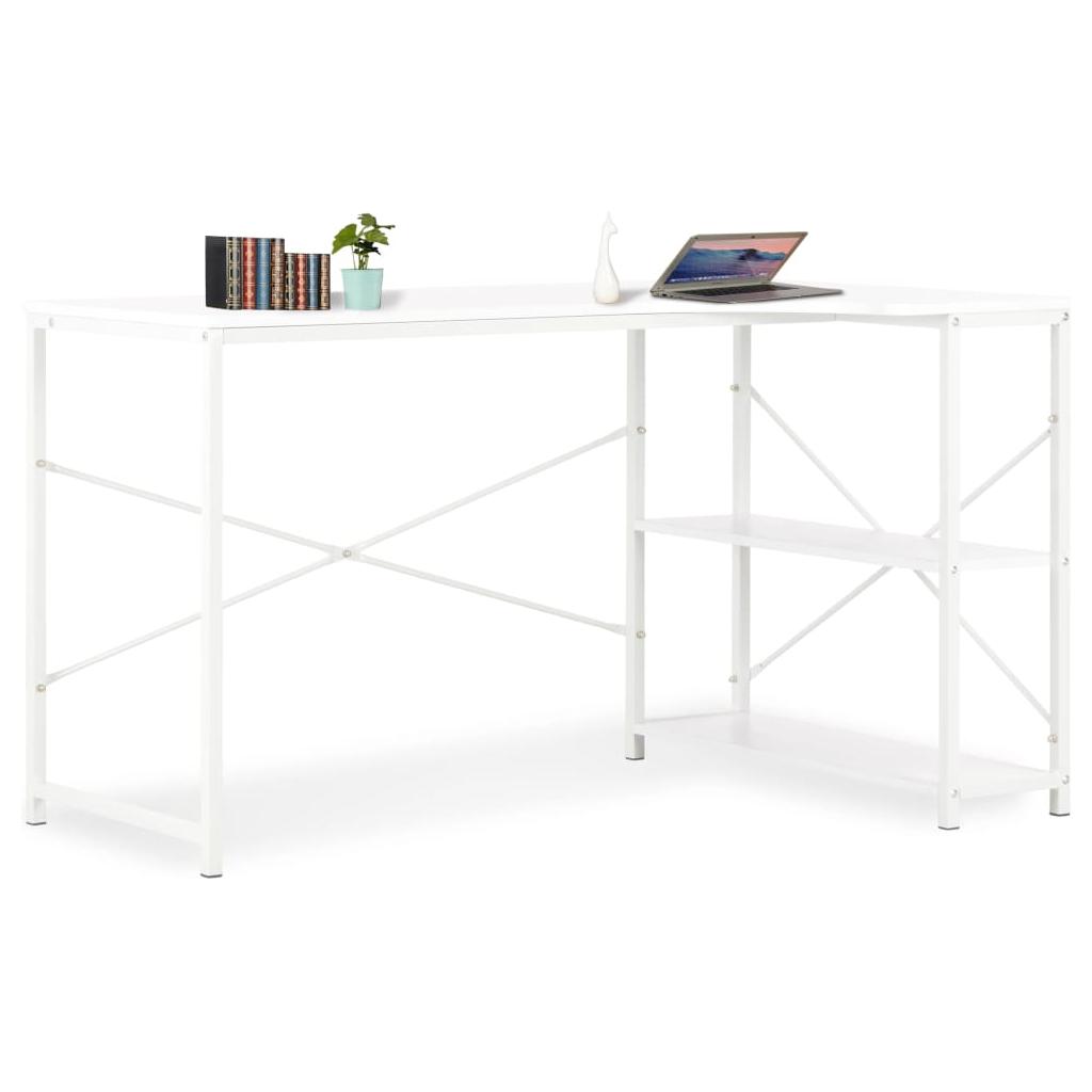 Kompiuterio stalas, baltas, 120x72x70cm