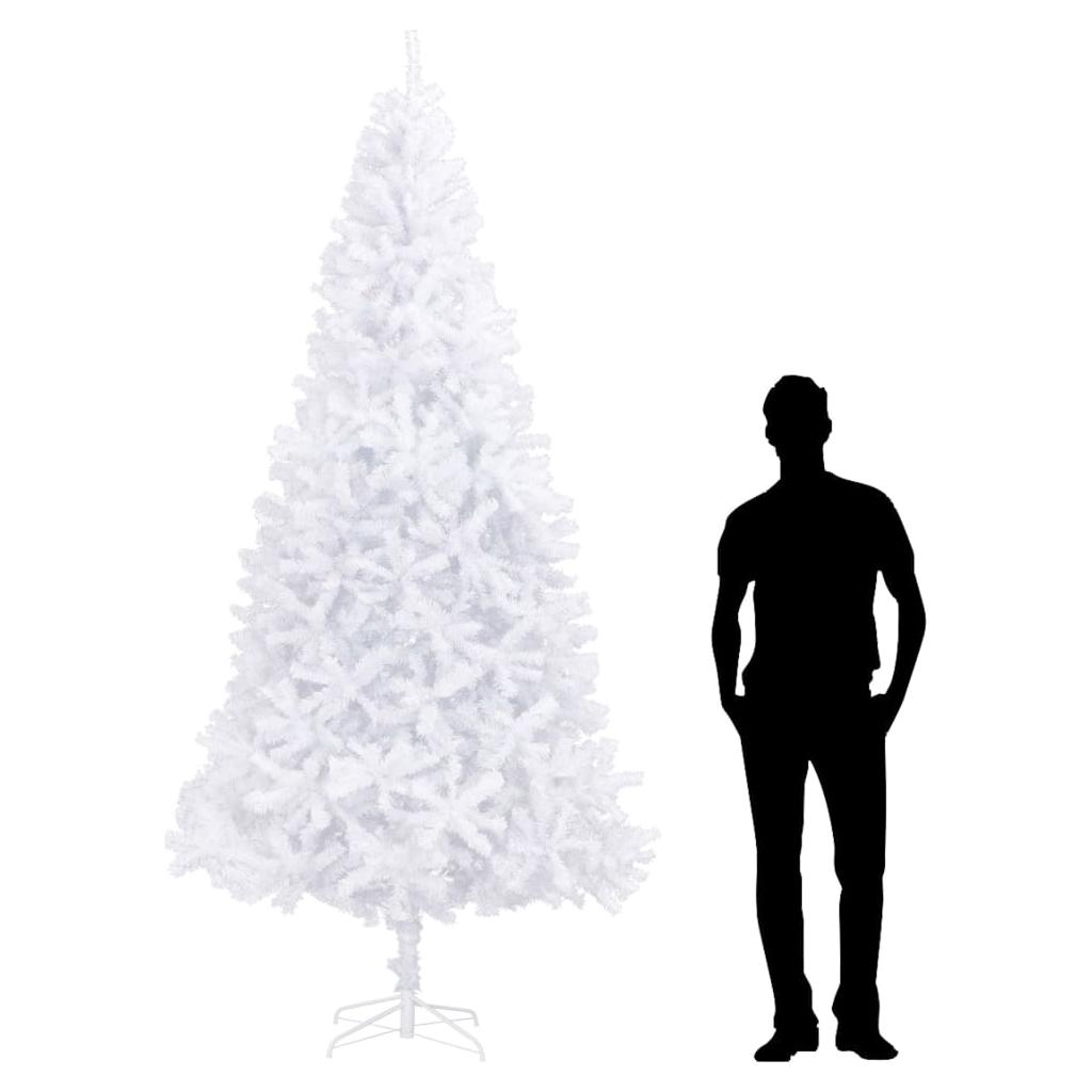 Dirbtinė Kalėdų eglutė, balta, 300 cm