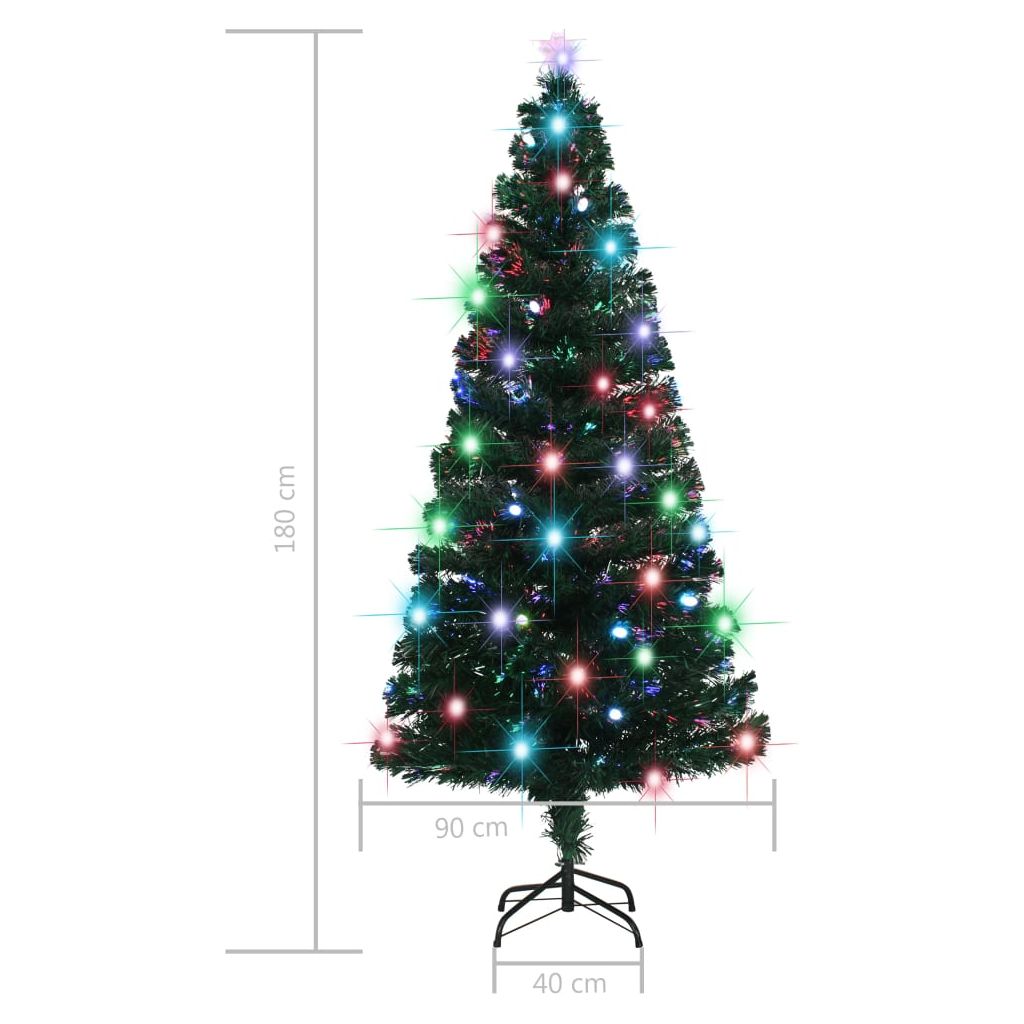 Dirbtinė kalėdinė eglutė su stovu, LED, 180cm, 220 šakų