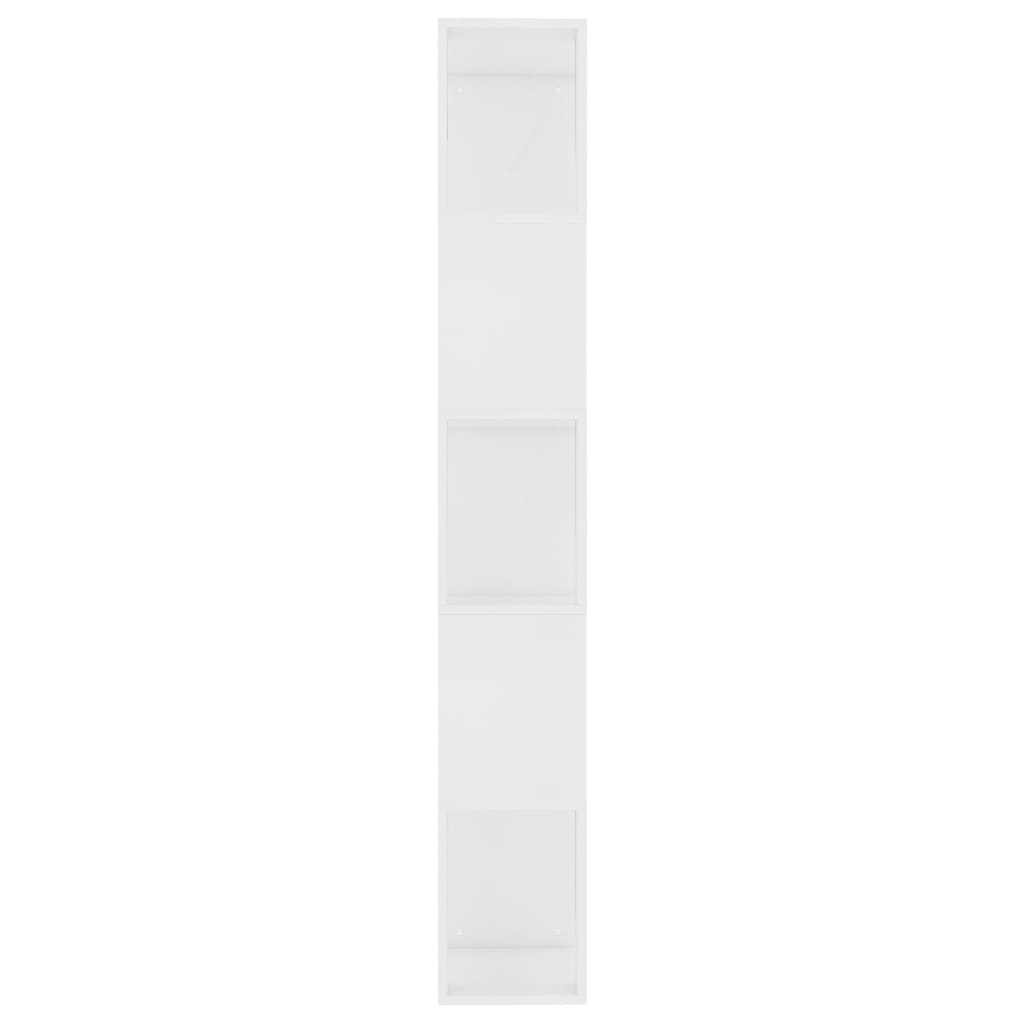 Spintelė knygoms/kambario pertvara, balt. sp., 45x24x159cm, MDP