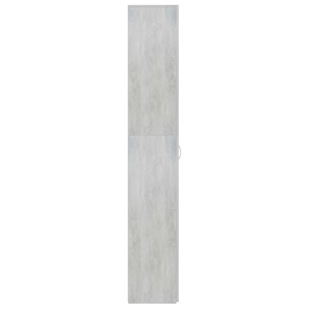 Biuro spinta, betono pilkos spalvos, 60x32x190 cm, MDP