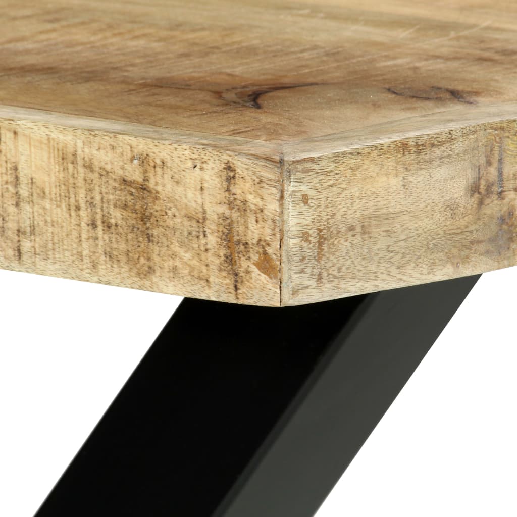 Valgomojo stalas, 180x90x76 cm, mango medienos masyvas
