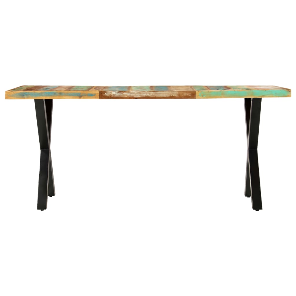 Valgomojo stalas, 180x90x76 cm, perdirbtos medienos masyvas