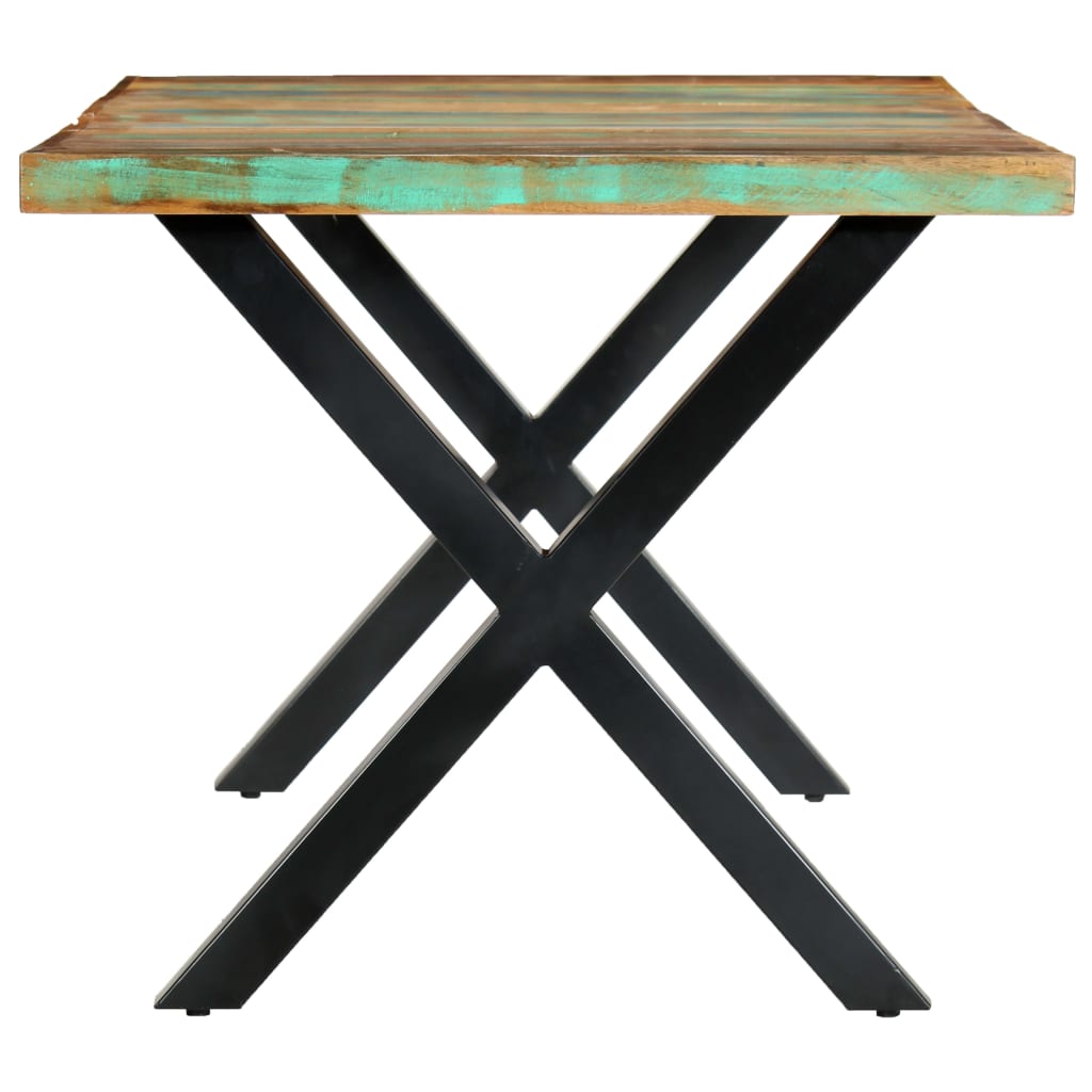 Valgomojo stalas, 180x90x76 cm, perdirbtos medienos masyvas