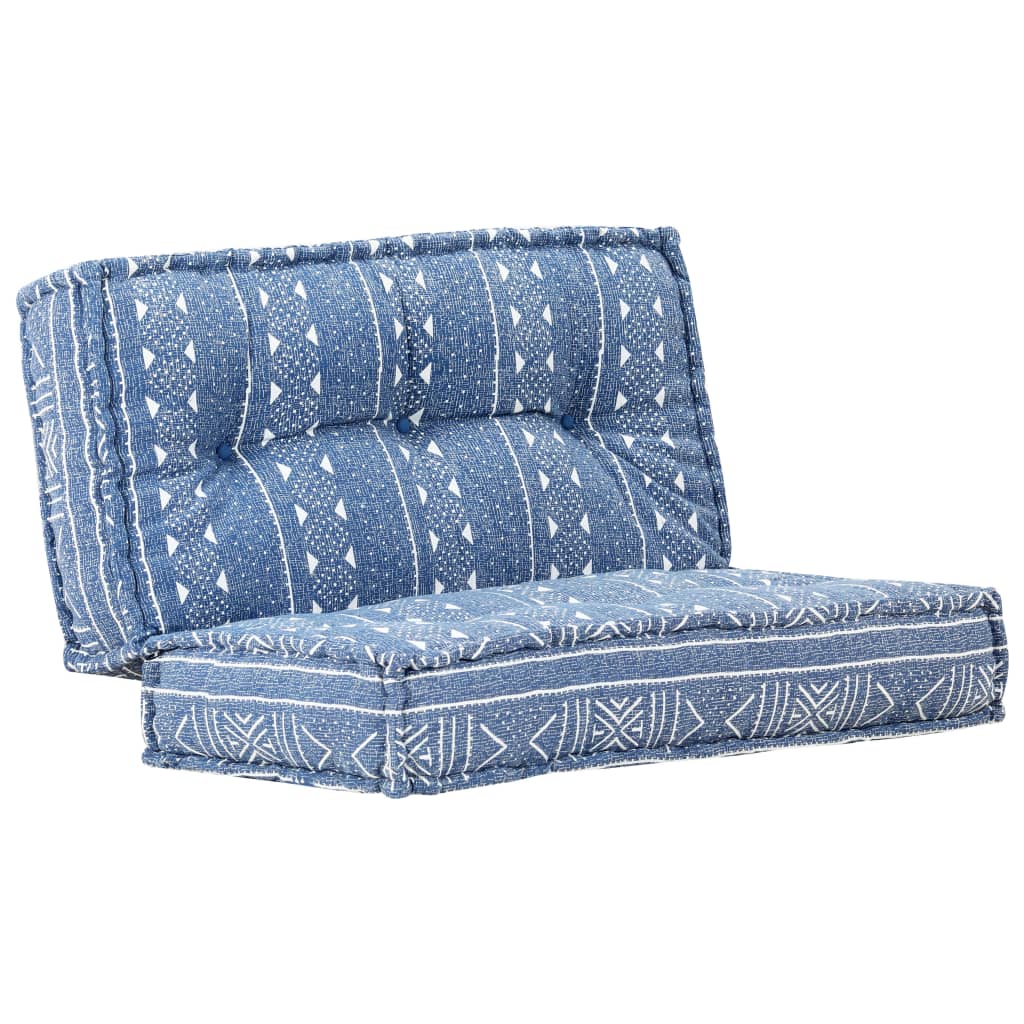 Sofa, indigo spalvos, 120x120x20 cm, audinys