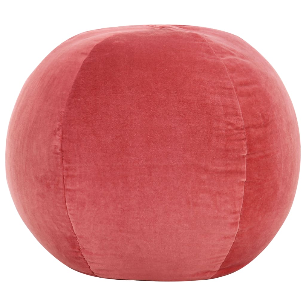 Pufas, rožinės spalvos, 50x35cm, medvilnės aksomas