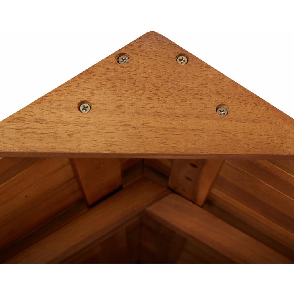 Lauko baro stalas su stogeliu, 120x106x217cm, akacijos masyvas