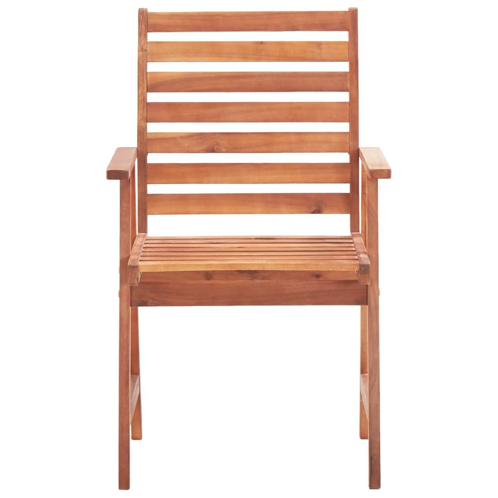 Lauko valgomojo kėdės, 2vnt., akacijos medienos masyvas