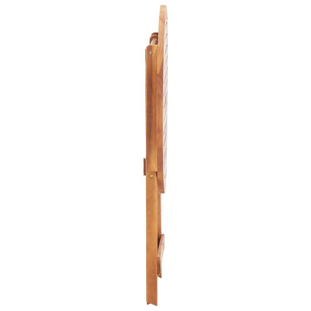 Sulankstomas sodo stalas, 60x75cm, akacijos medienos masyvas