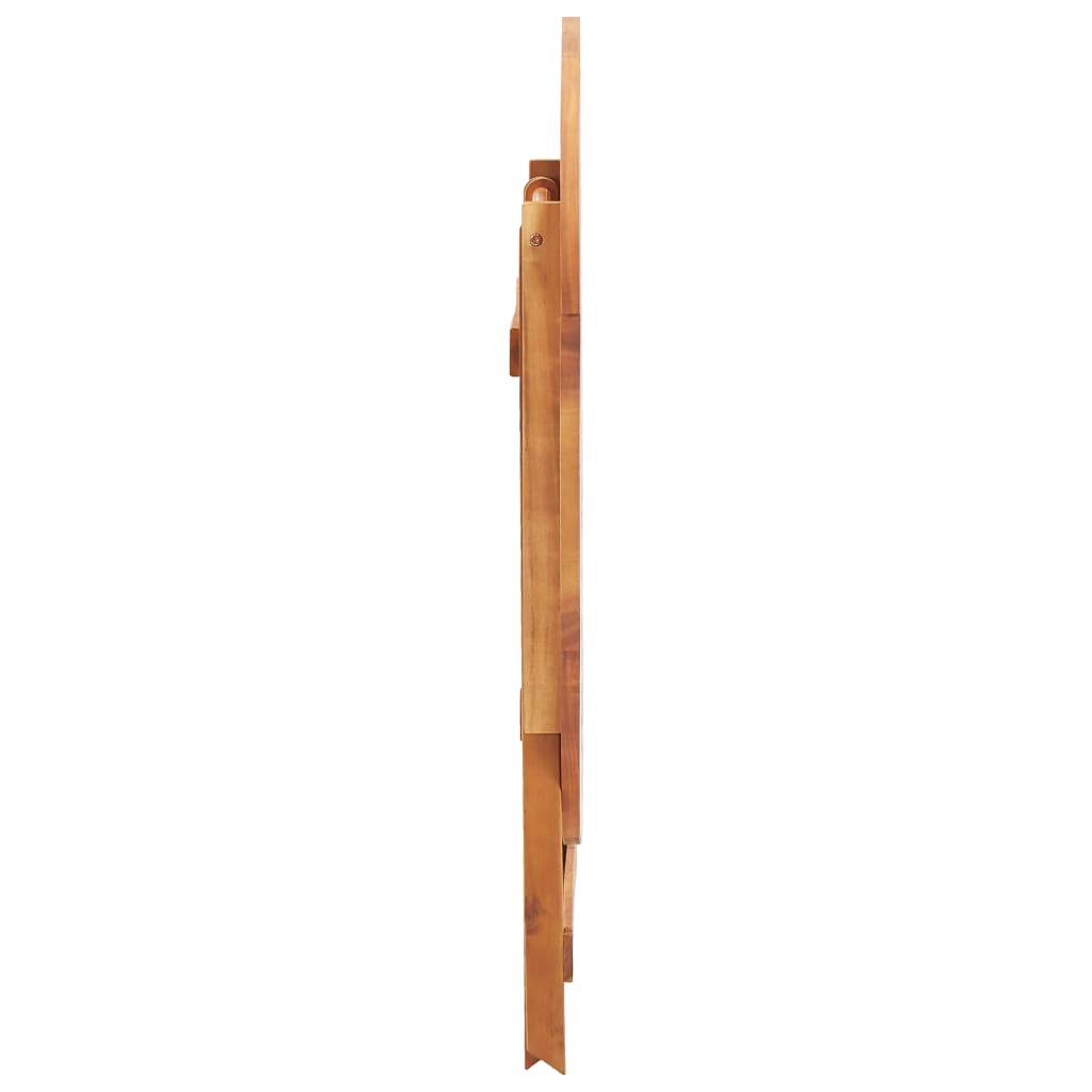 Sulankstomas sodo stalas, 90x75cm, akacijos medienos masyvas