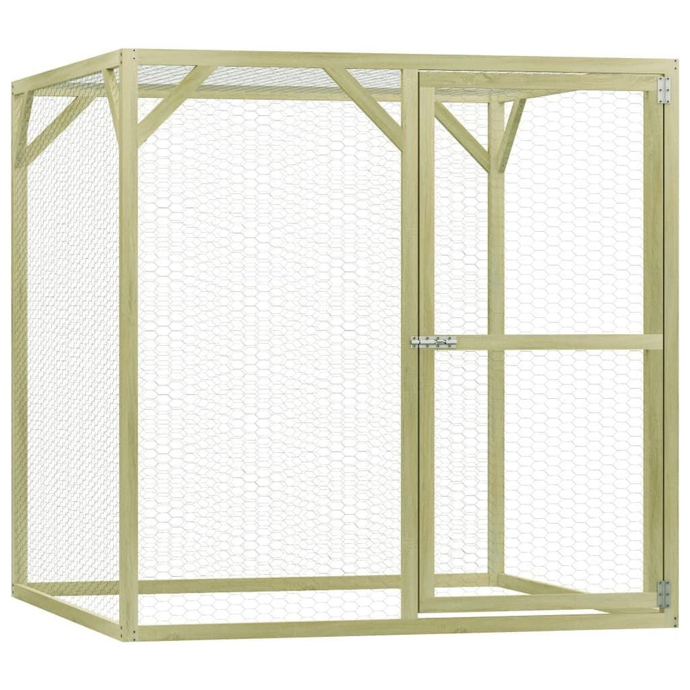 Narvas viščiukams, 1,5x1,5x1,5 m, FSC impregnuota pušies med.