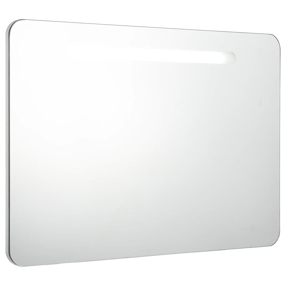Veidrodinė vonios spintelė su LED apšvietimu, 80x11x55cm