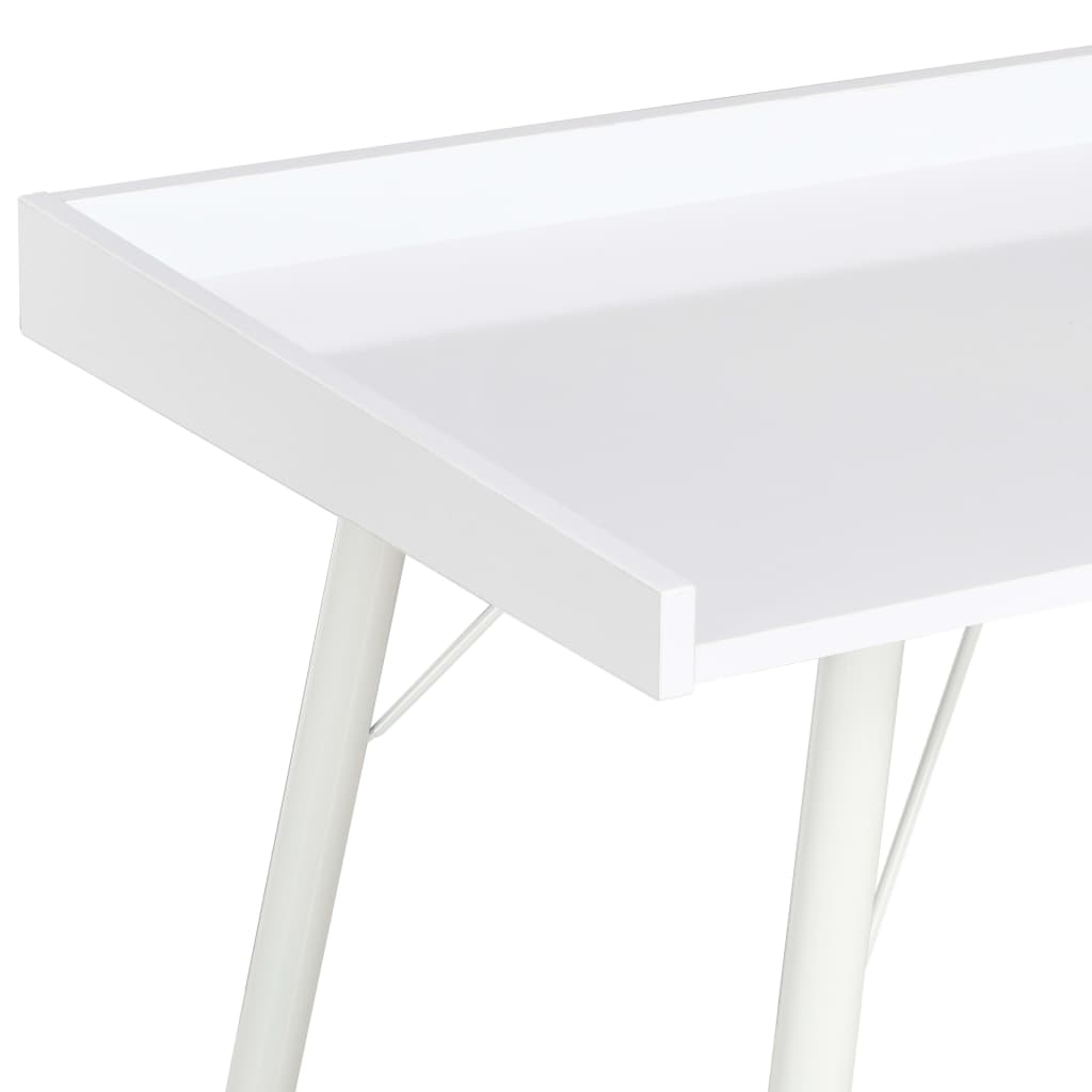 Rašomasis stalas, baltos spalvos, 90x50x79cm