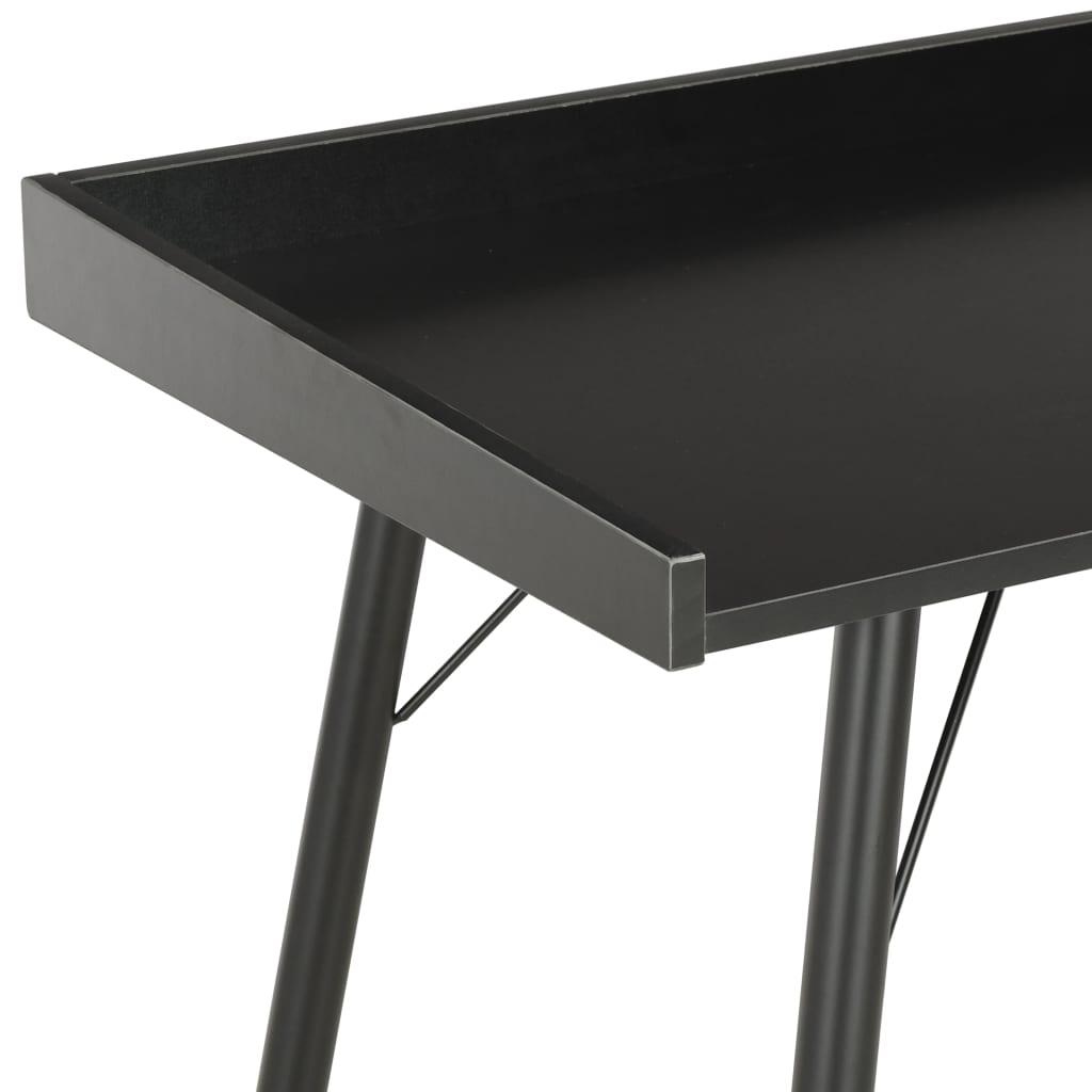 Rašomasis stalas, juodos spalvos, 90x50x79cm