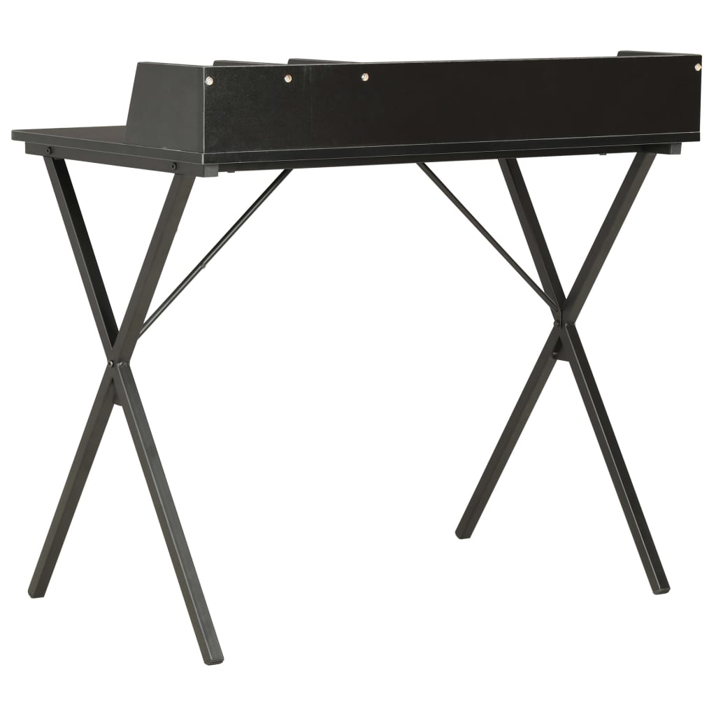 Rašomasis stalas, juodos spalvos, 80x50x84cm
