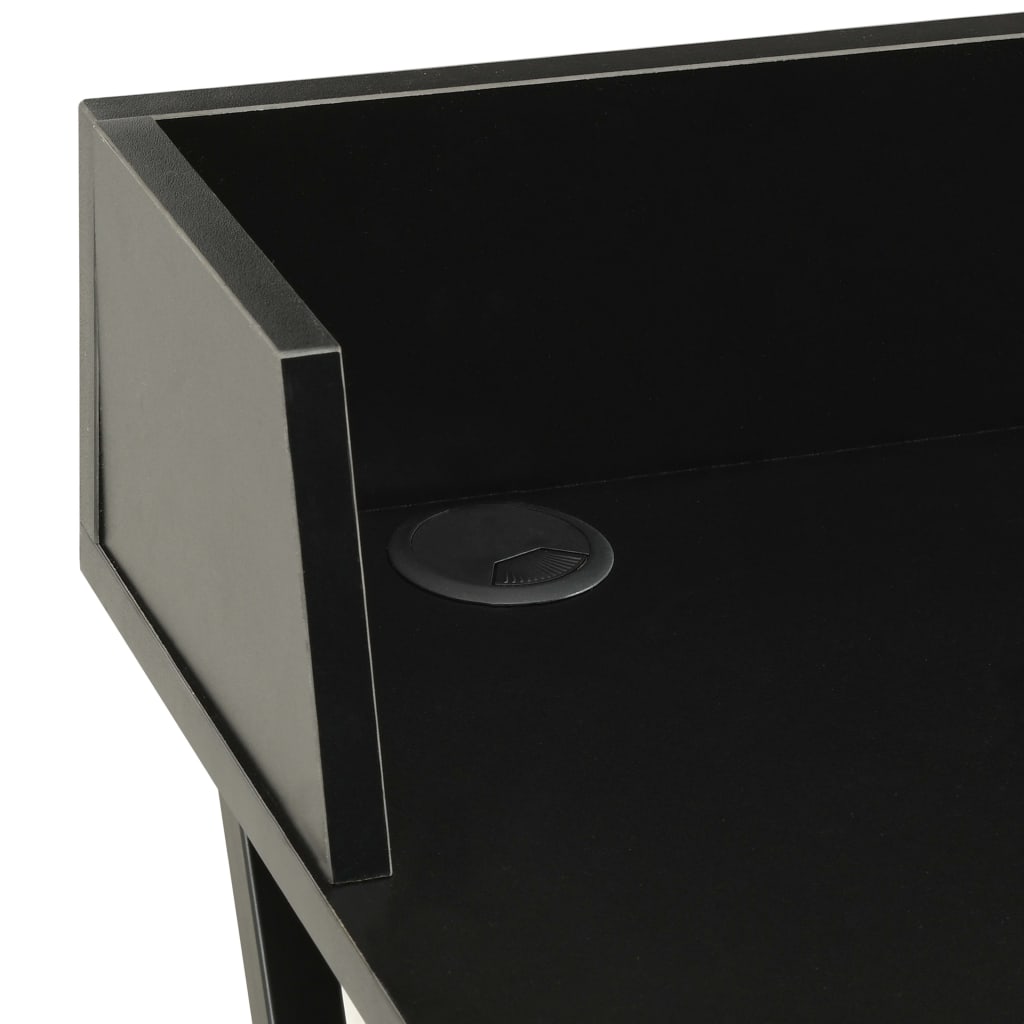 Rašomasis stalas, juodos spalvos, 80x50x84cm