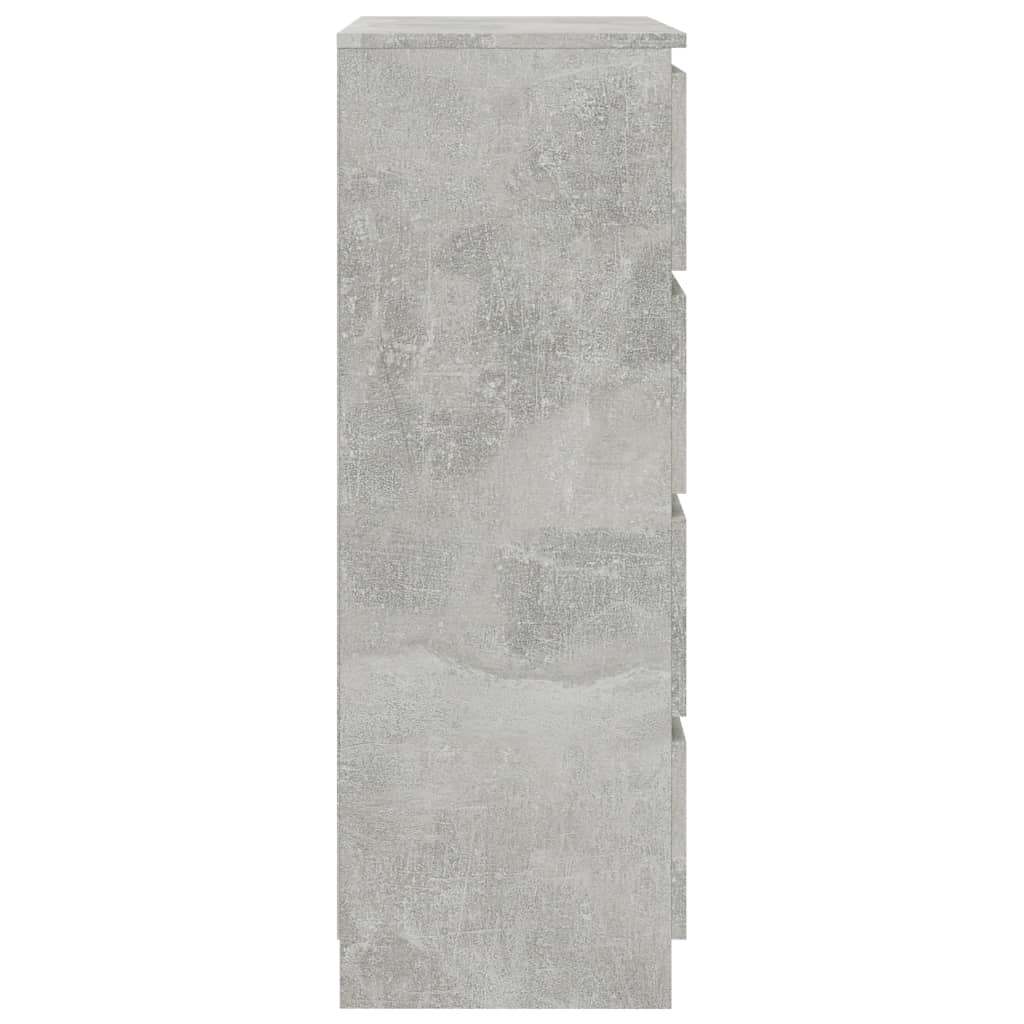 Šoninė spintelė, betono pilkos sp., 60x35x98.5cm, MDP