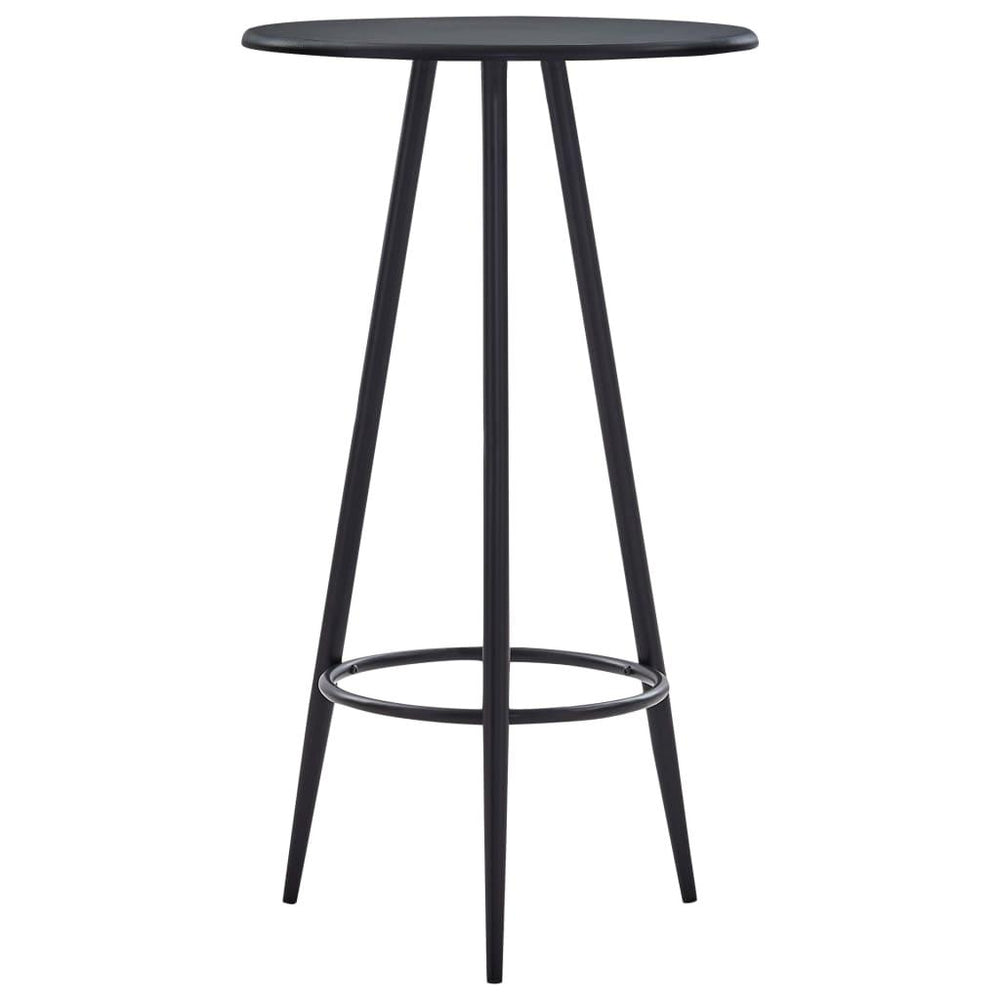 Baro stalas, juodos spalvos, 60x107,5cm, MDF