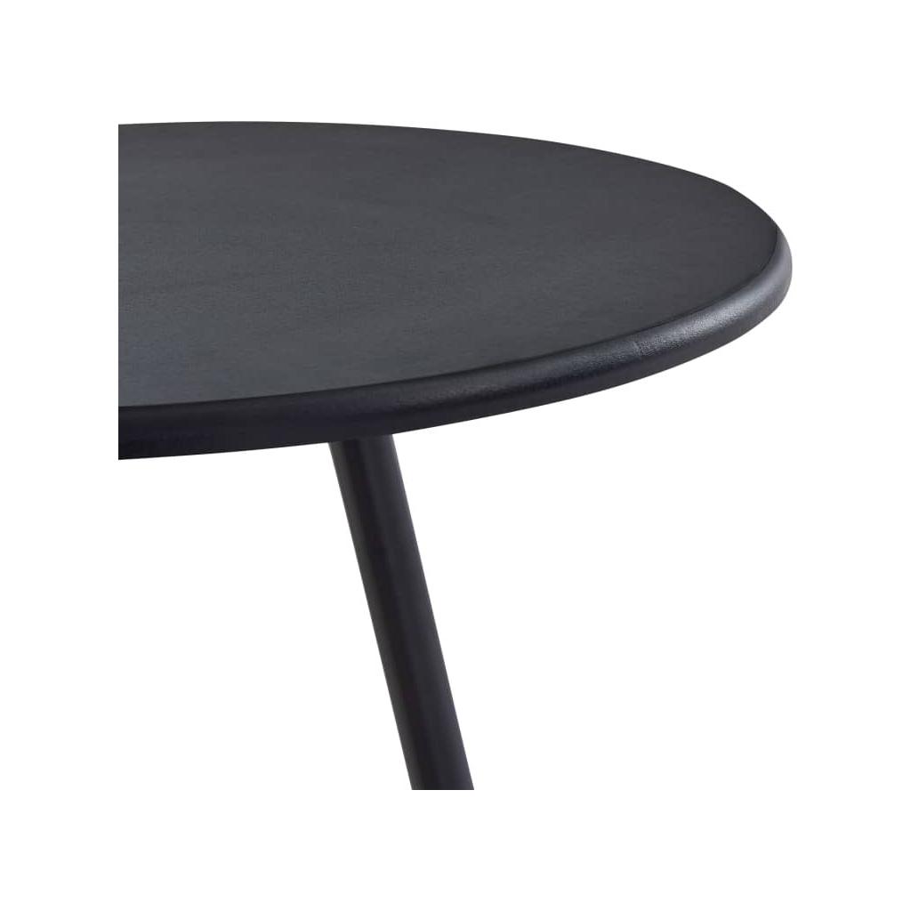 Baro stalas, juodos spalvos, 60x107,5cm, MDF