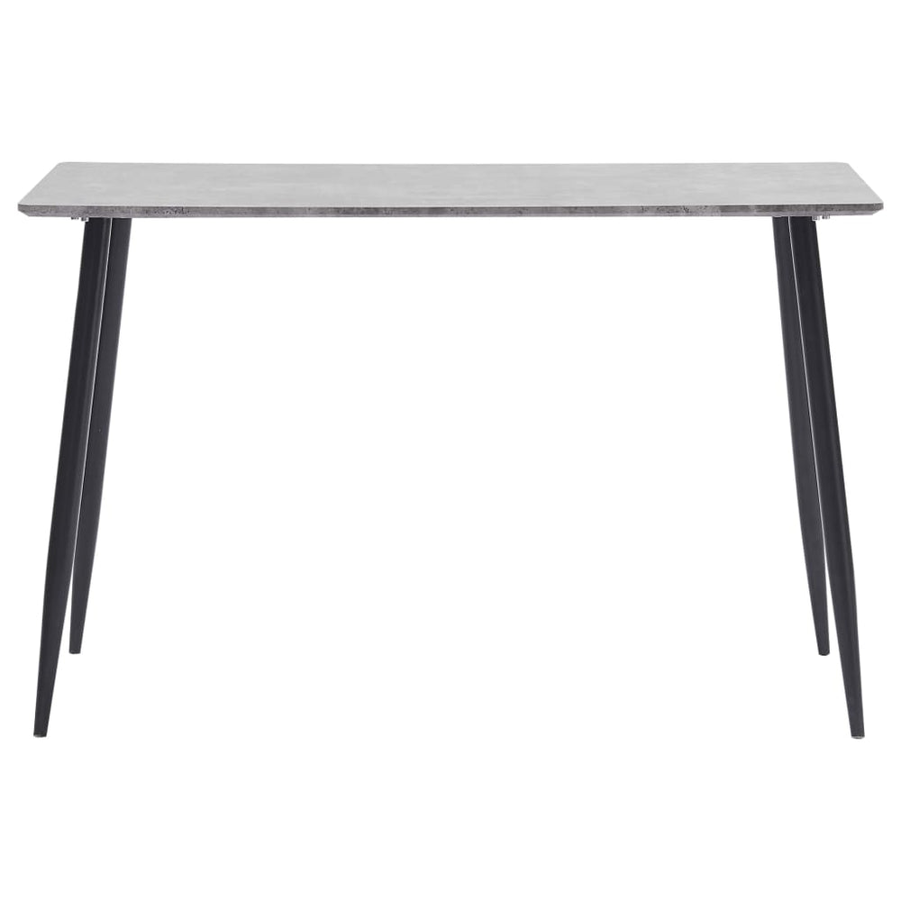 Valgomojo stalas, pilkos spalvos, 120x60x75cm, MDF