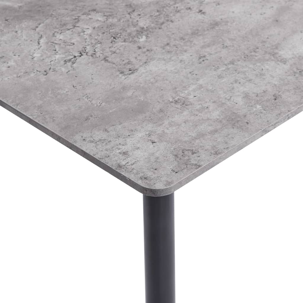 Valgomojo stalas, pilkos spalvos, 120x60x75cm, MDF