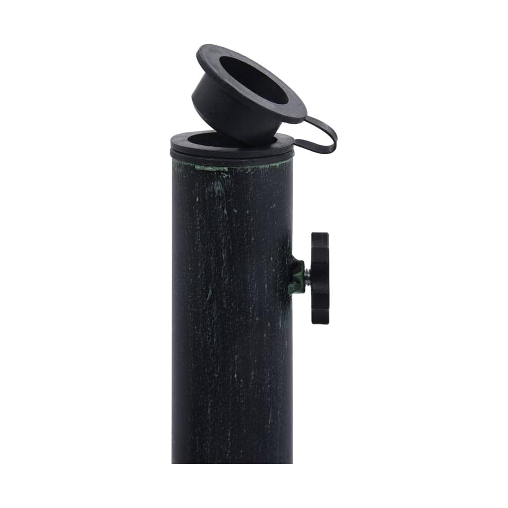 Lauko skėčio pagrindas, žalios spalvos, 9kg, 40cm, ketus