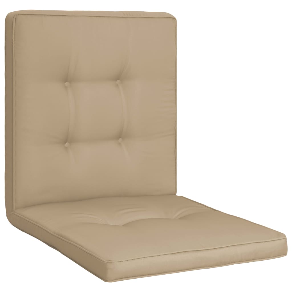 Sodo kėdės pagalvėlės, 2vnt., smėlio spalvos, 100x50x5cm