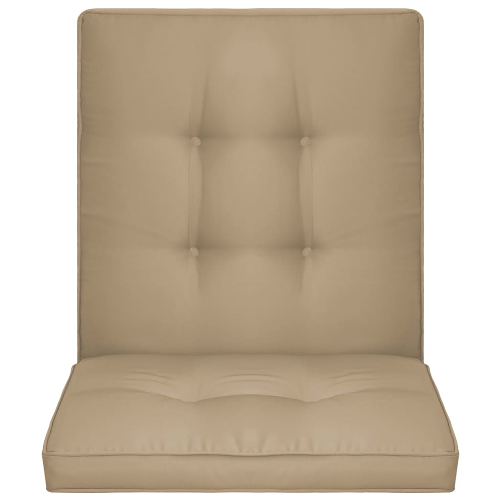 Sodo kėdės pagalvėlės, 2vnt., smėlio spalvos, 100x50x5cm