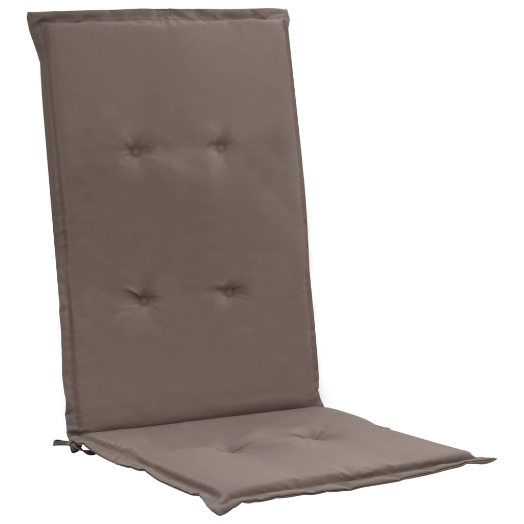 Sodo kėdės pagalvėlės, 4vnt., taupe spalvos, 120x50x3cm