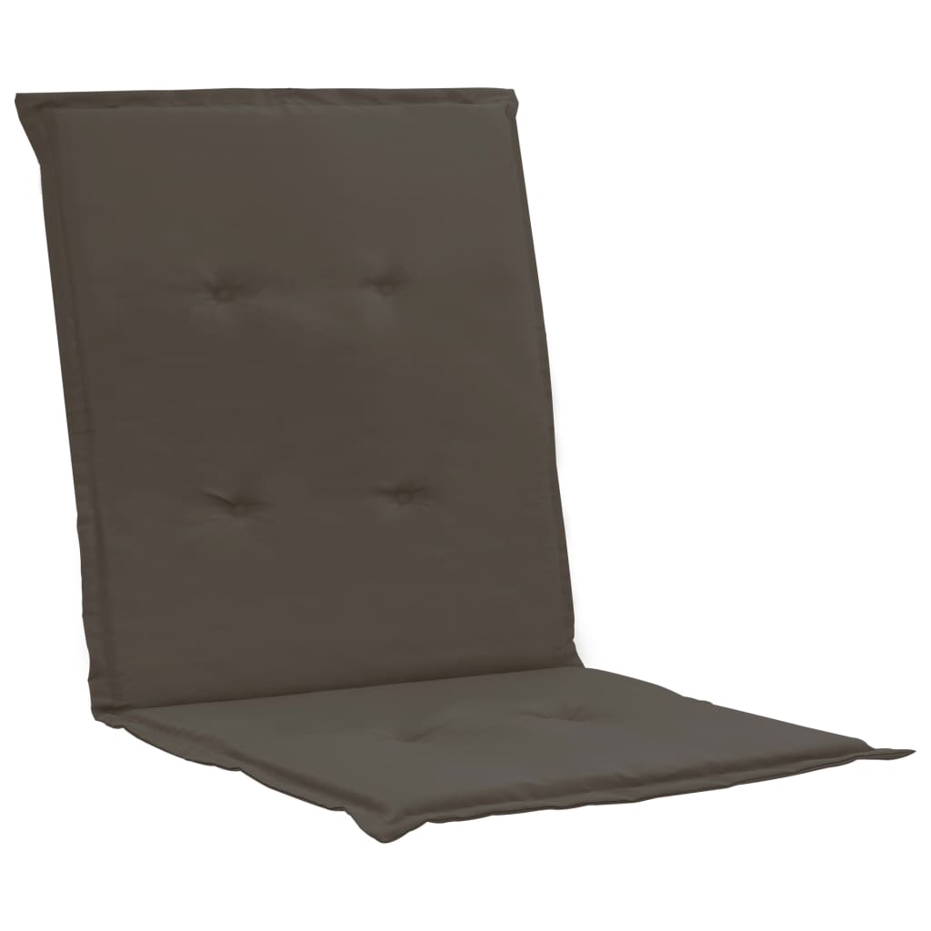 Sodo kėdės pagalvėlės, 4vnt., antracito spalvos, 100x50x3cm