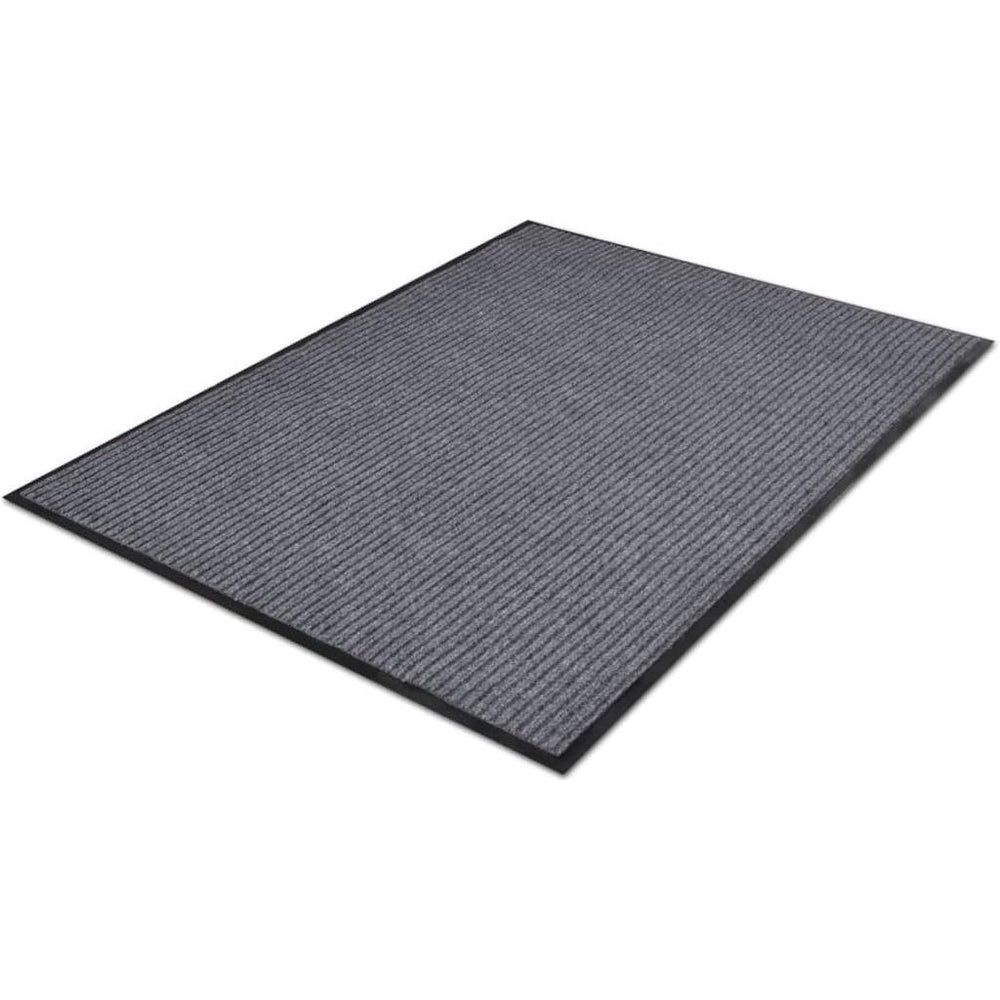 Durų kilimėliai, 2 vnt., pilkos spalvos, 90x60cm, PVC