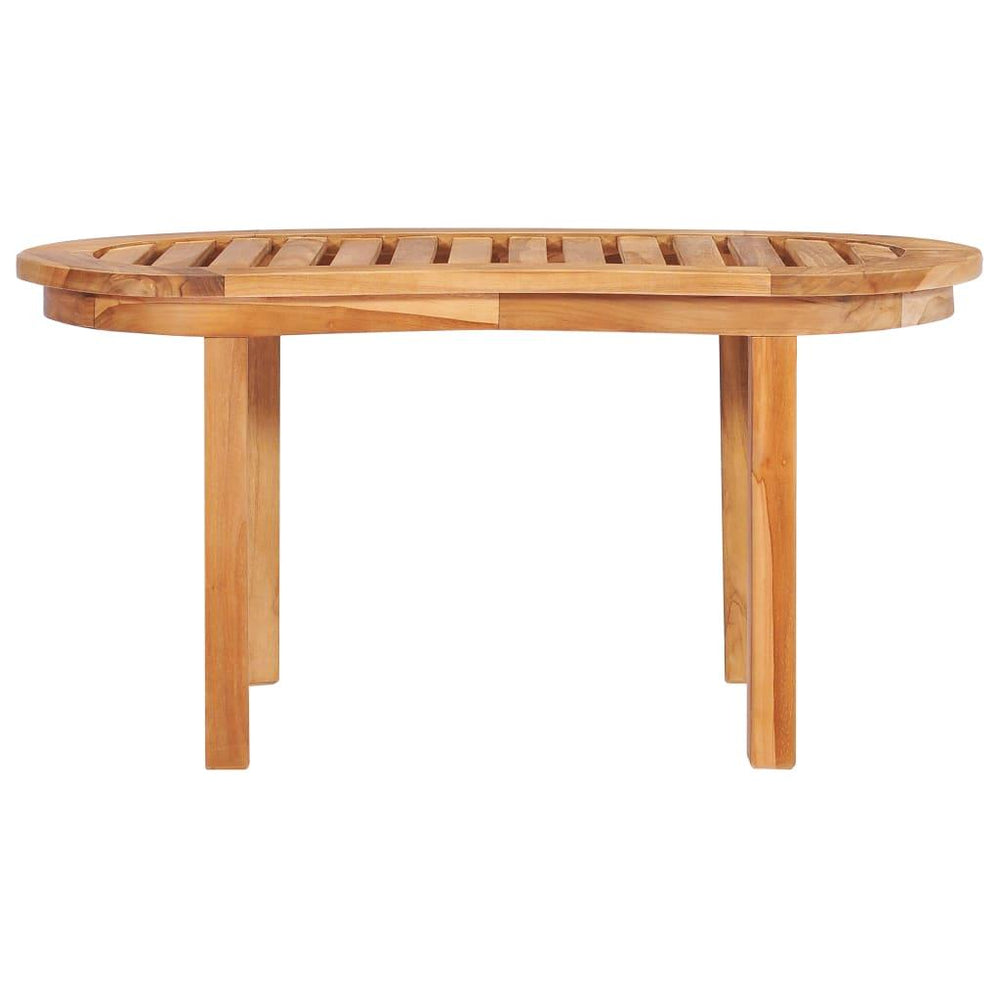 Kavos staliukas, 90x50x45 cm, tikmedžio medienos masyvas
