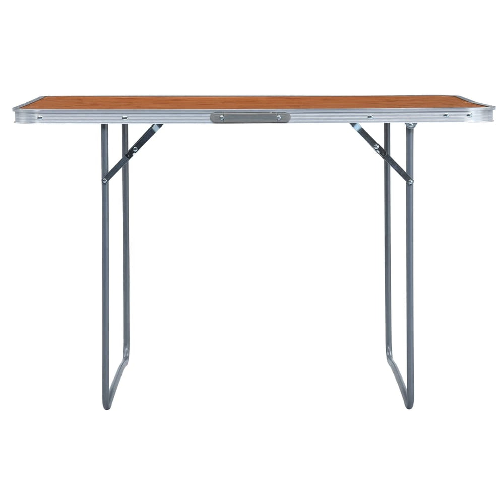 Sulankstomas stovyklavimo stalas, 180x60cm, aliuminis