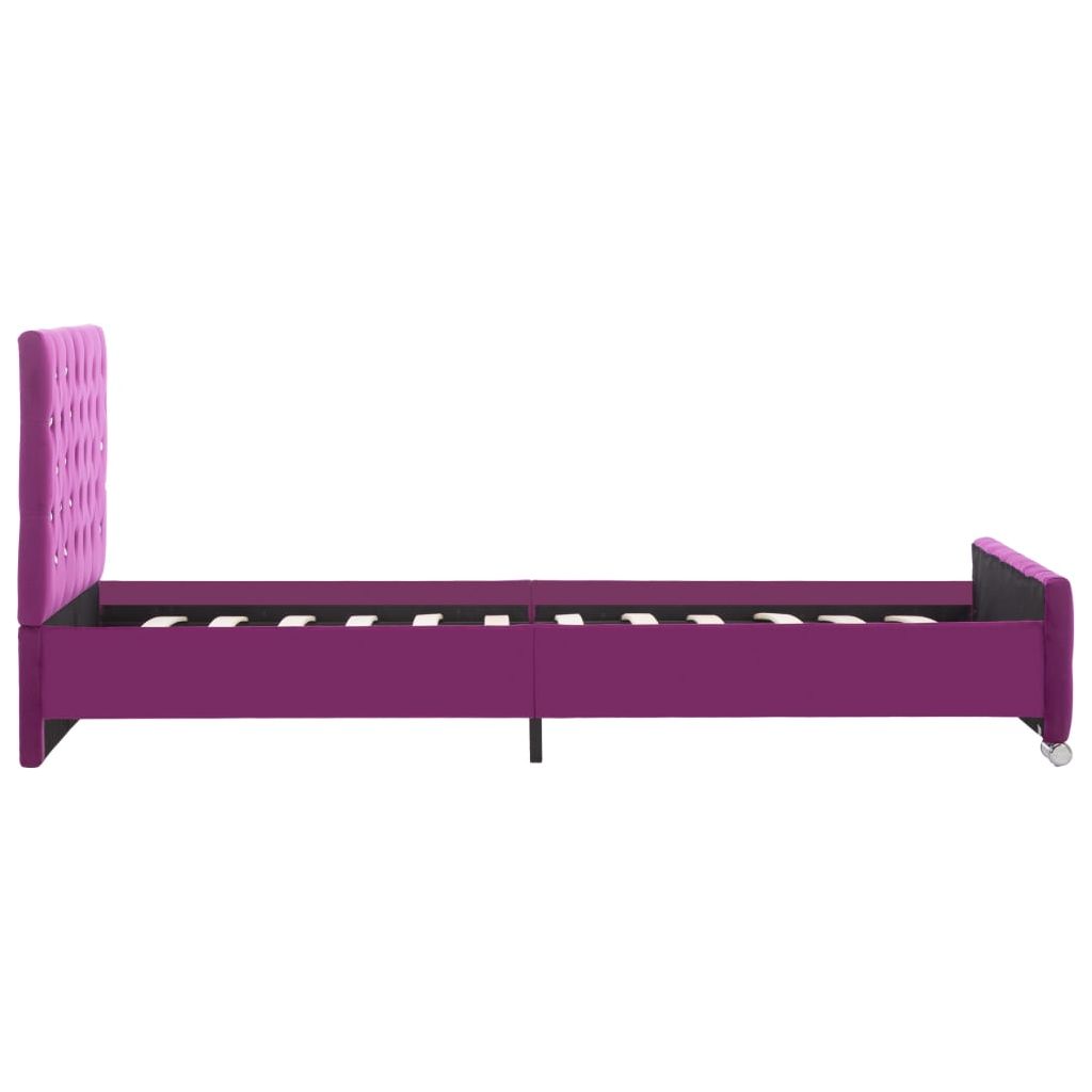 Lovos rėmas, violetinės spalvos, 100x200cm, audinys