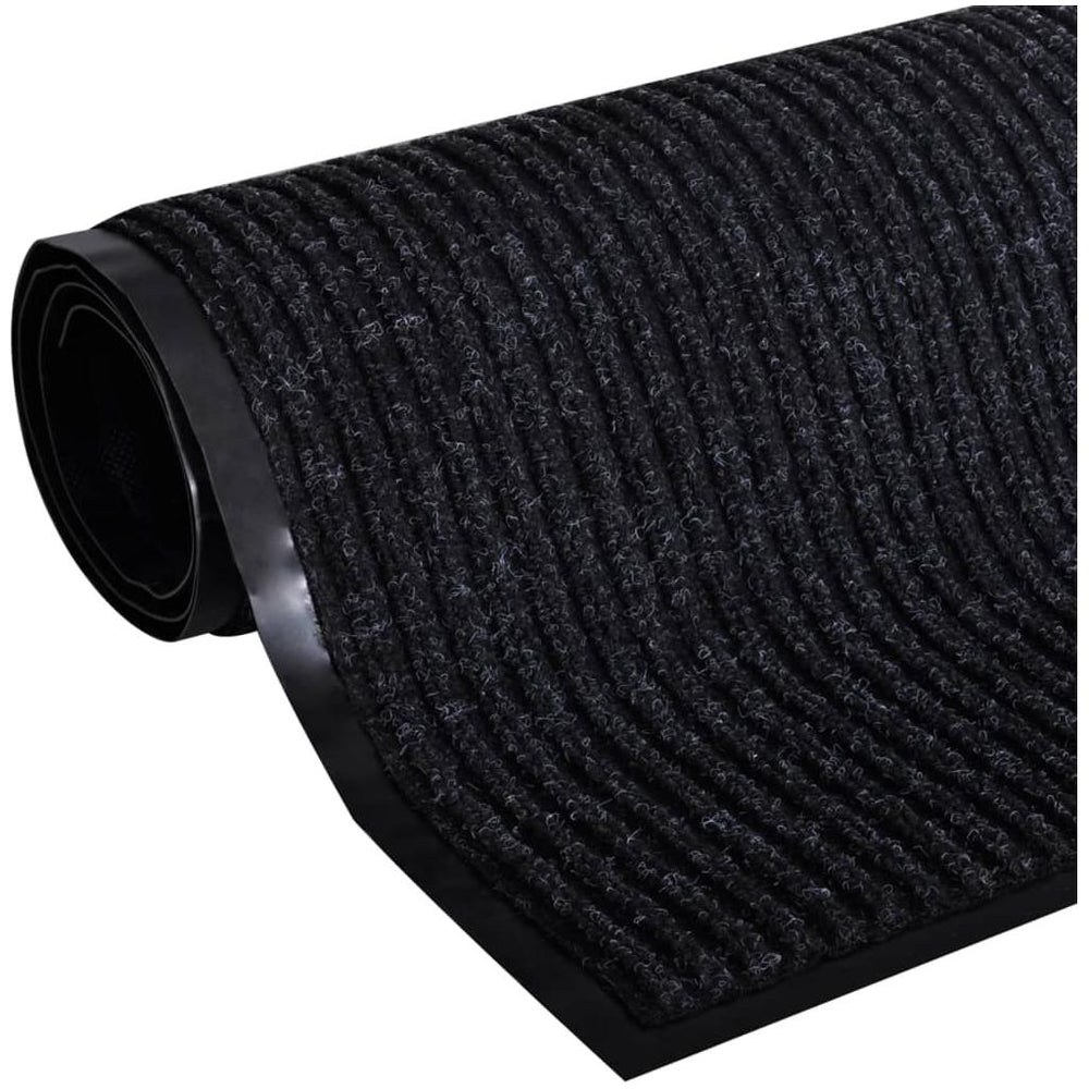 Durų kilimėlis, juodos spalvos, 160x220cm, PVC