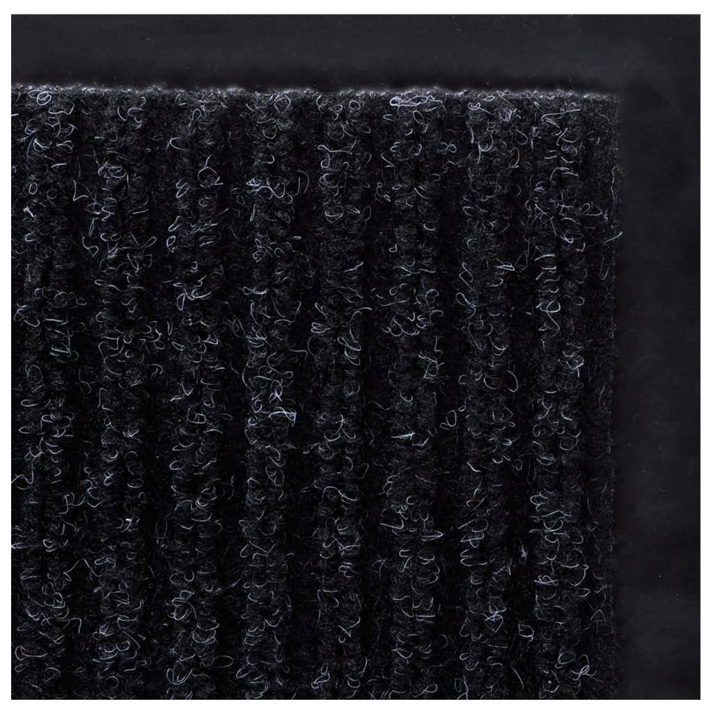 Durų kilimėlis, juodos spalvos, 160x220cm, PVC