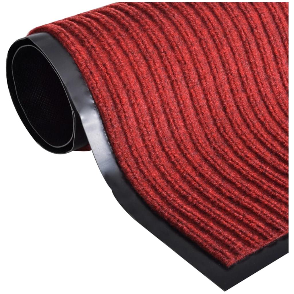 Durų kilimėlis, raudonos spalvos, 160x220cm, PVC