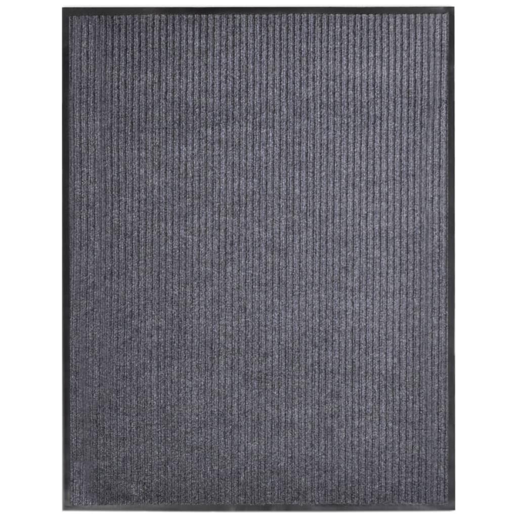 Durų kilimėlis, pilkos spalvos, 160x220cm, PVC