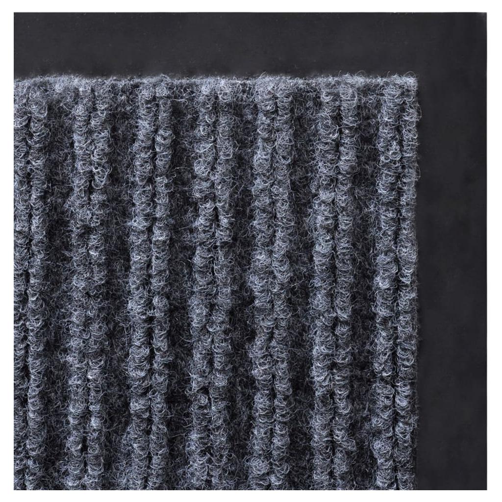 Durų kilimėlis, pilkos spalvos, 160x220cm, PVC