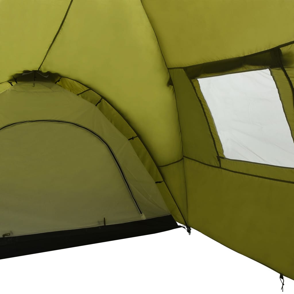 Stovyklavimo palapinė, 650x240x190cm, žalia, iglu tipo